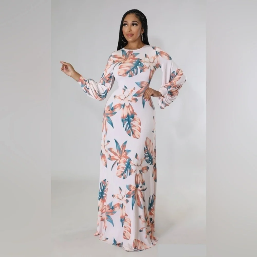 💋Boutique Item | Back to Back Long Sleeve Maxi Dress (NWT) - Picture 3 of 3